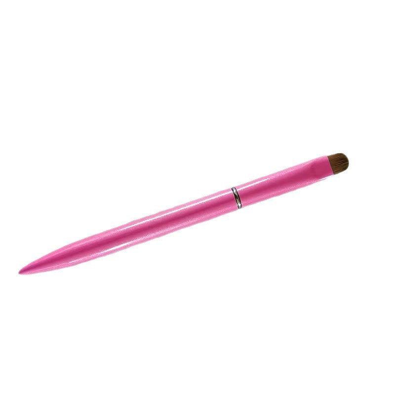 

3-in-1 French Style Nail Brush - Nylon Bristles for Gel & Acrylic Nail Art, Precision Cleaning & Dotting Tool, DIY Manicure Set