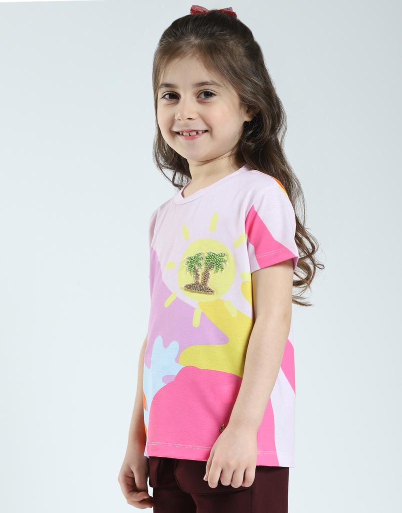 Monte Carlo Girls Regular Fit Summer Top