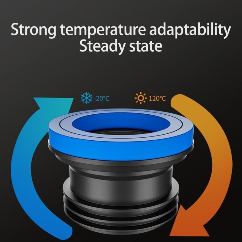 Stable Toilet Installation Sealing Rings Wear Resistant Toilet Flanges Repair Seal Valves for Bathroom Environment