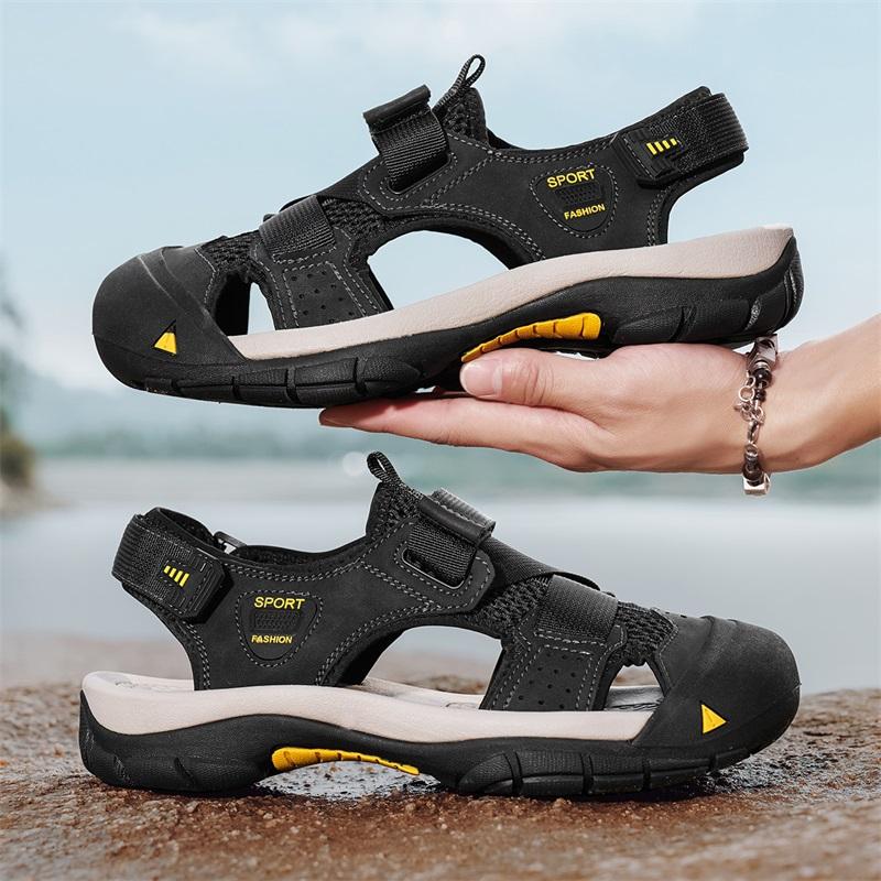 Brand Summer Men's Sandals Men Casual Shoes Design Cool Beach Men Shoes Male Comfortable Sandals Breathable Man Slippers
