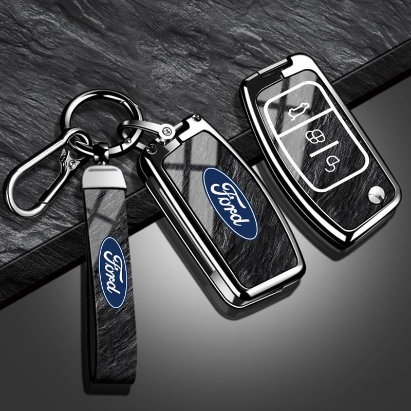 Nuova Cover Custodia Portachiavi Auto per Ford Fiesta Ecosport Fiesta Pieghevole Focus 2 Ecosport Kuga Escape Falcon B-Max C-Max Eco