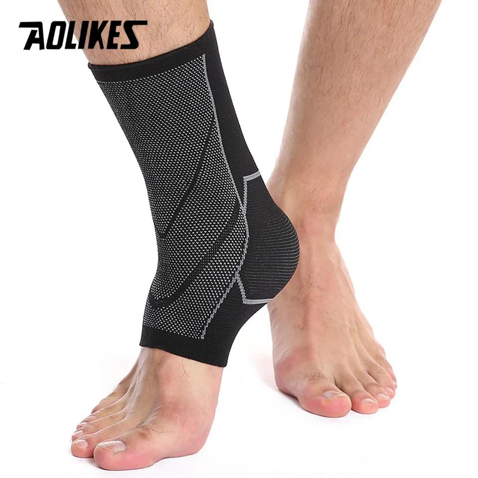 Aolikes 1 шт. Спортивный наколенник Компрессионные поддерживающие накладки для волейбола, баскетбола, велоспорта, фитнеса M