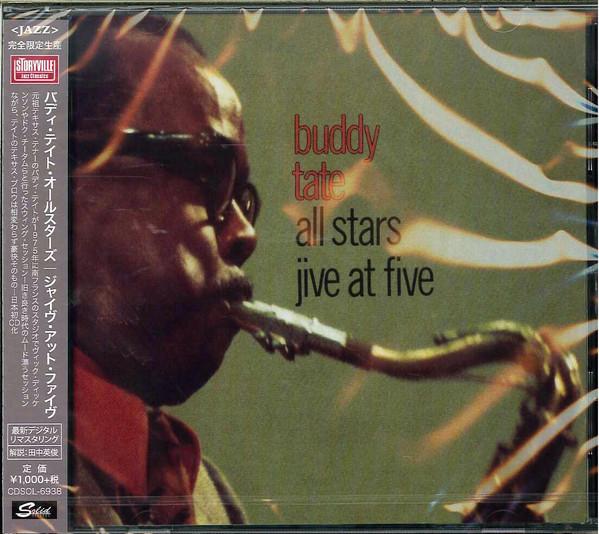 CD BUDDY TATE ALL STARS - jive at five CDSOL6938 Solid Records 2015 Japan ObiJazz Used