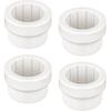 4pcs Pool Umbrella Stabilizer Adapter, Plastic Threaded Pool Umbrella Sleeve Umbrella Pole Insert Stabilizer for 1.5 inch Umbrellas Insert Outdoor
