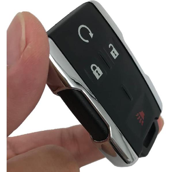 Keyless Entry Replacement Key Fob Cover Case Fit for 2014 2015 2016 2017 Chevrolet Chevy Silverado Colorado/GMC Sierra Canyon Key Fob Shell