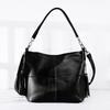 Head Layer Cow Leather Women's Genuine Leather Shoulder Bag, Ladies' Large Capacity Handbag, Underarm High Quality Casual Tote