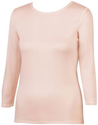 Warme Unterwäsche Ärmel Langarm Dünne Unterwäsche Zuhause Trocknergeeignet Senior DHL233 PO M [Raku-Raku Partner] [Wacoal] 3/4