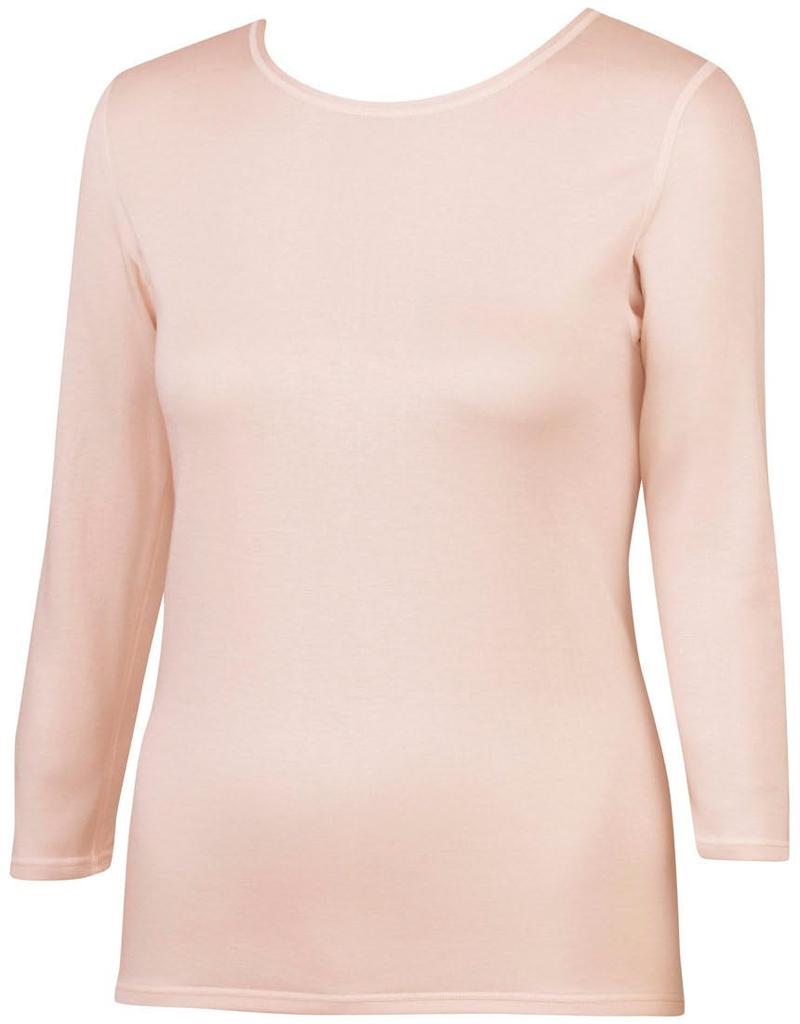 Warm Innerwear Sleeve Long Sleeve Thin Underwear Home Tumble Dryer Safe Senior DHL233 PO M [Raku-Raku Partner] [Wacoal] 3/4