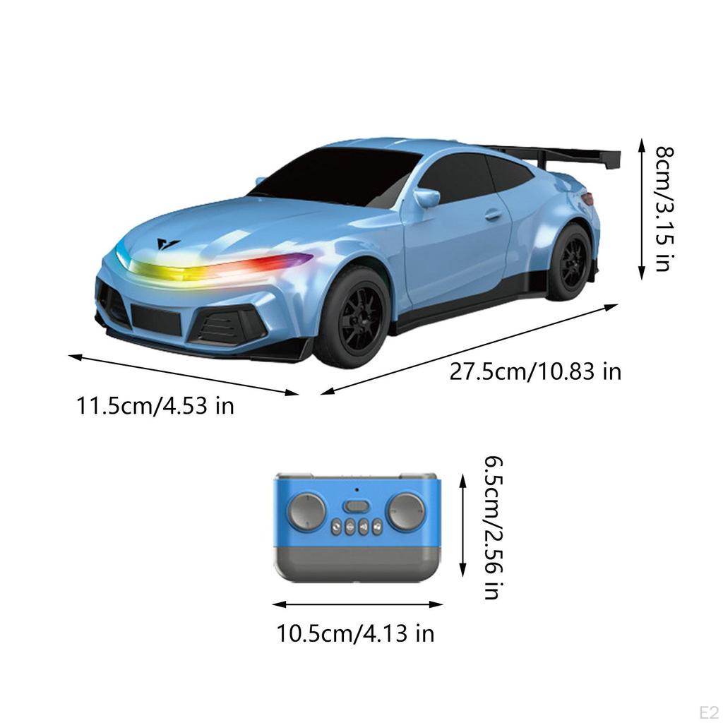 1:16 Remote Control Car Fast RC LED Lights Sound,with Charging Post,Sports,High Speed Sport