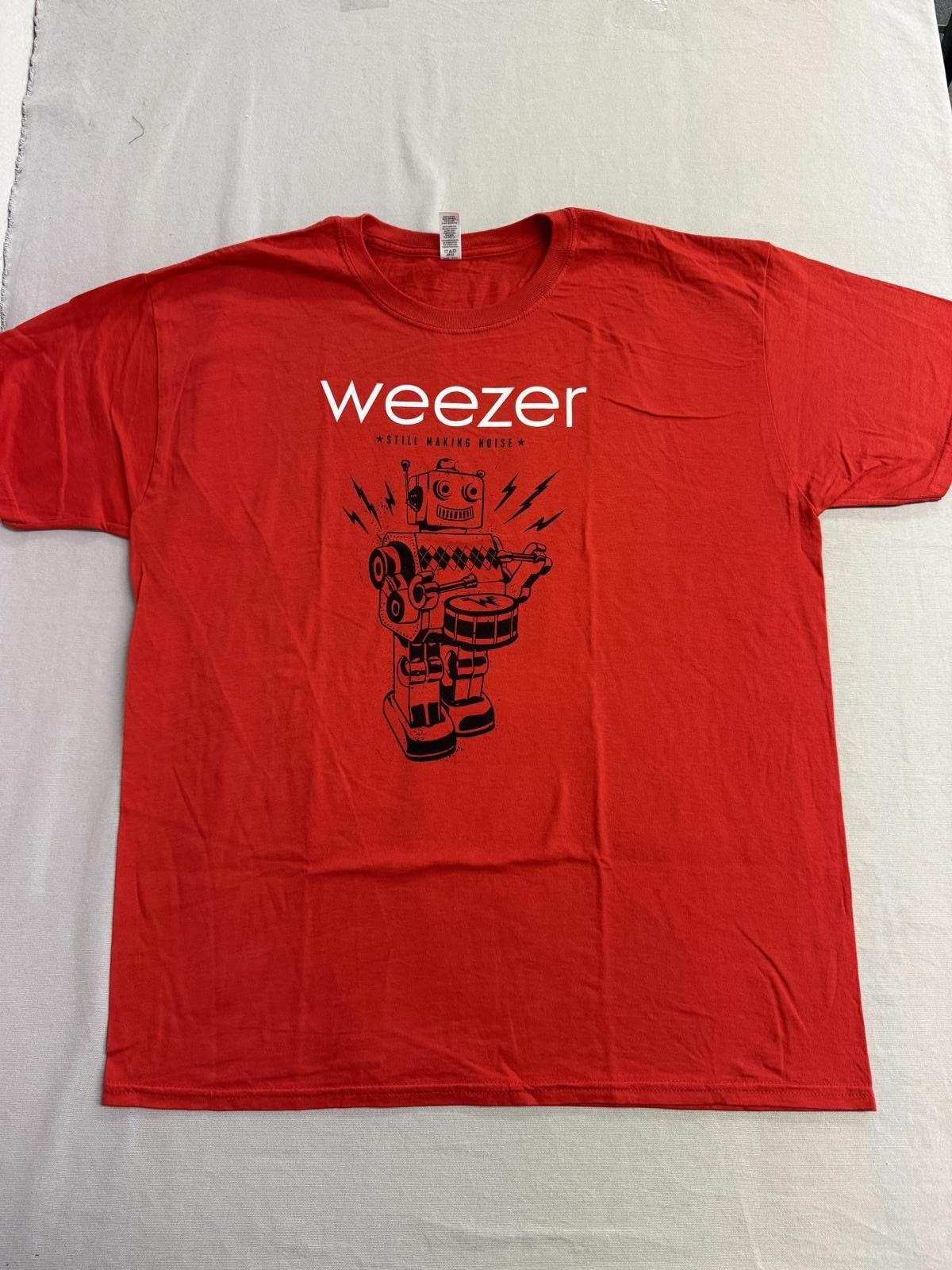 Weezer Drummer Robot T-shirt Still Making Noise Tee - XL XXL