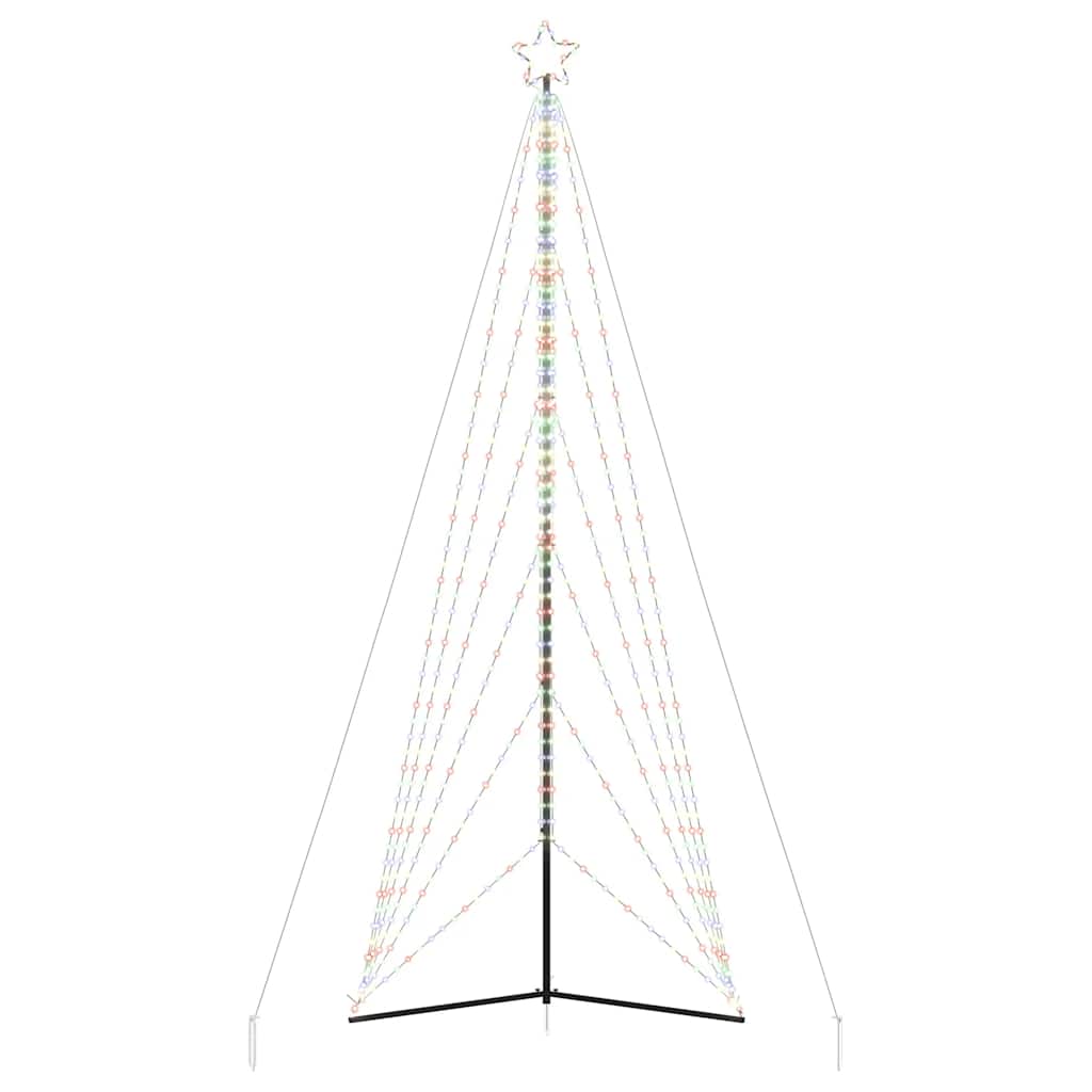LED Christmas Tree 861 Multicolor LEDs 478 Cm