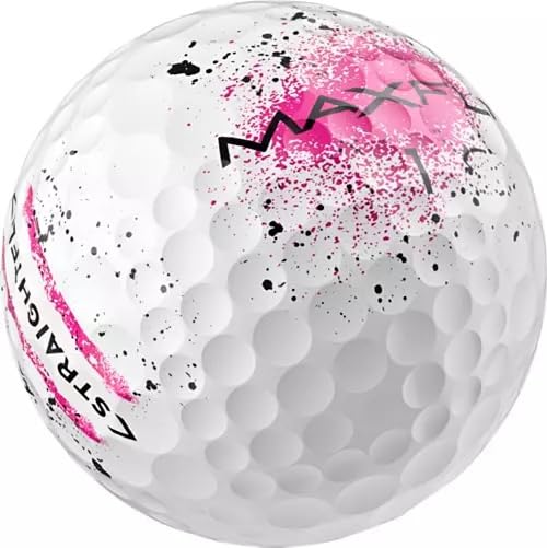 2025 Maxfli Straightfli Golf Balls, Graffiti, Straight, Rules-Conforming, Multicolor [Parallel Import]
