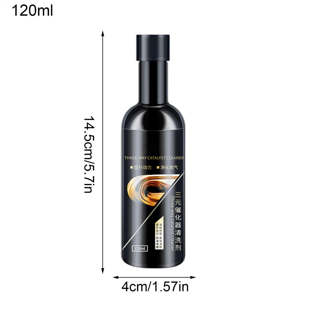 120ml Engine Cleaner Additive Carbon Remover Catalytic Converter Cleaner for Emissions System Automotive Maintenance Restoration