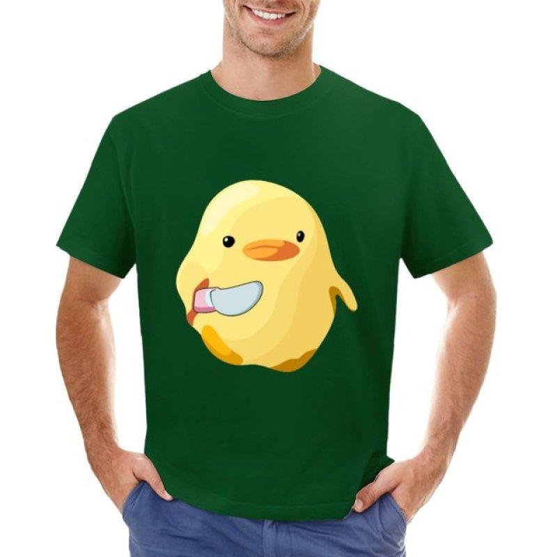 Chef Duck T-Shirt Cute Clothes Sweat Shirt Black T Shirt Clothes for Men