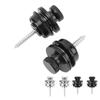 2Pcs Guitar Strap Locks Security Buttons Heavy Duty Metal Flat Round Head Non Slip Fall Resistant To