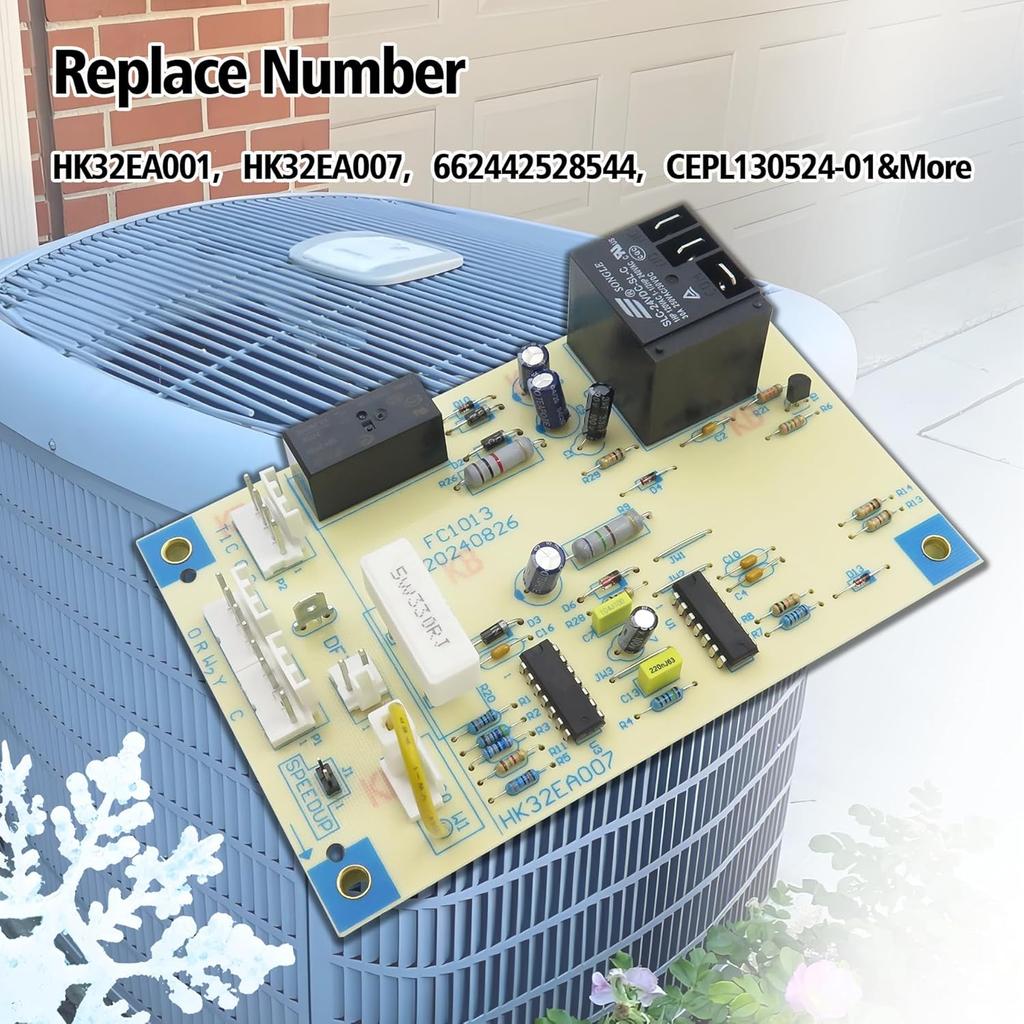 Upgraded HK32EA007 HK32EA001 Defrost Timer Control Board,For Carrier Bryant Payne HVAC Heat Pumps CEPL130524-01