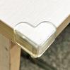5PCS baby safety table corner coffee table hemming protective cover, spherical transparent protective corner soft rubber corner protection corner
