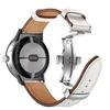 Genuine Leather Strap for Google Pixel Watch/Pixel Watch 2 Metal Butterfly Buckle Band Replacement Bracelet Watchband Accessories for Pixel Watch