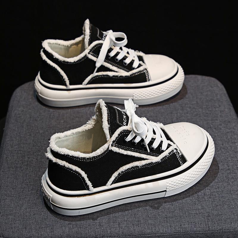 

Модная холщовая дышащая обувь для пар на толстой подошве, увеличивающая рост, для ежедневного отдыха, для спорта, мужская обувь 44