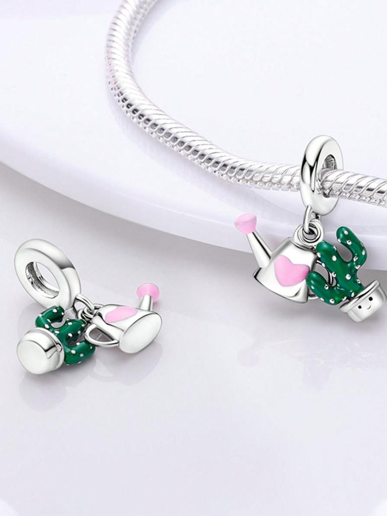 Charms Plata Cute Cat Ears Bow Tie Bead Charm Copper Plated Fit Charms Copperoriginal Bracelet For Jewelry Making Diy Charm