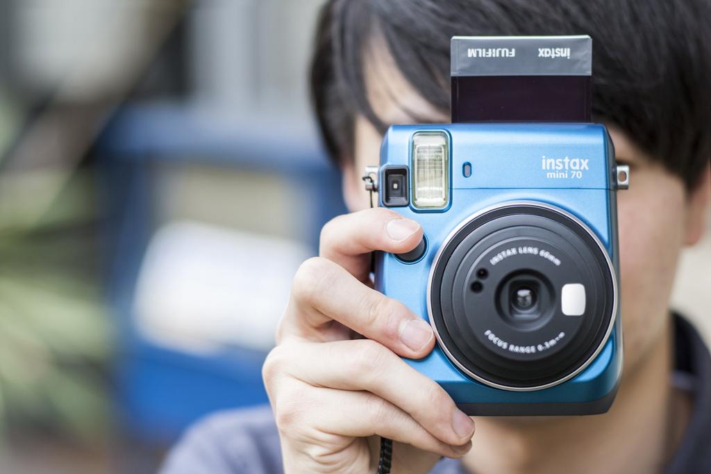 Fujifilm Instax Mini 70 Instant Camera INS MINI 70N BLUE (Blue)