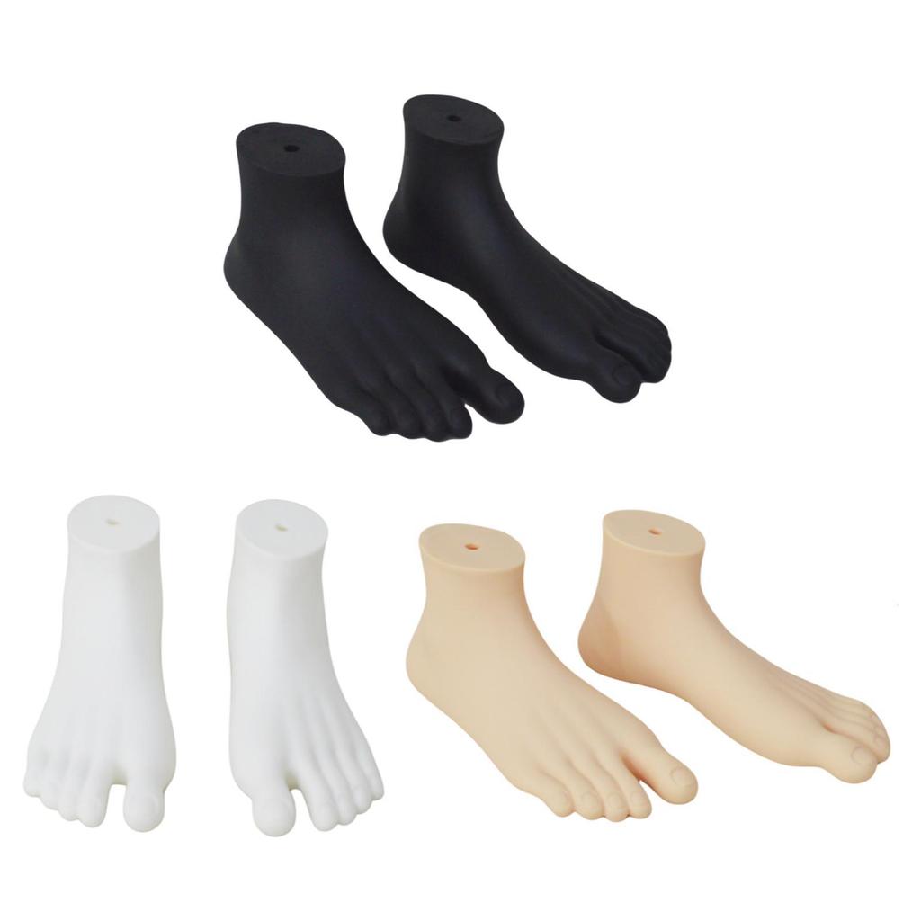 2x Mannequin Foot Display Model Manikin Feet Jewelry Display Showcase Ankle