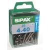 Vis - SPAX - Tête Fraisée - Diam. 4 Mm - Long. 40 Mm - Lot De 25