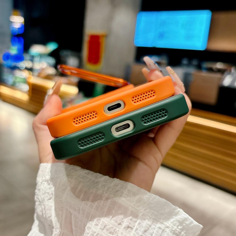 KEYSION Metall-Objektivständer Handyhülle für MagSafe für iPhone 17 Pro Max 17 Air Magnetisch Transparent Matt PC+TPU Stoßfeste Hülle