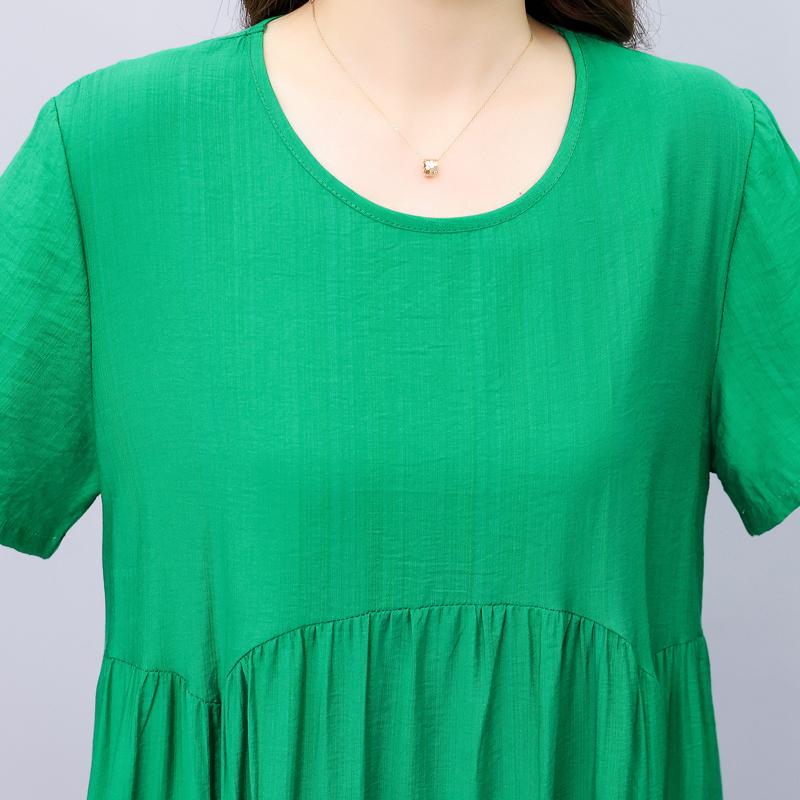 Elegant Long Dresses for Women  Short Sleeve Casual Women's Dress
