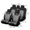 Funda de Asiento de Coche Juego Completo, Funda de Asiento para Coche Bordada con Patrón de Mariposa Universal