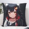 Pillow Cover Ookami Mio Design Cushion Cover Retro Trendy Pillow Case For Office Car Home Decorative Pillowcases