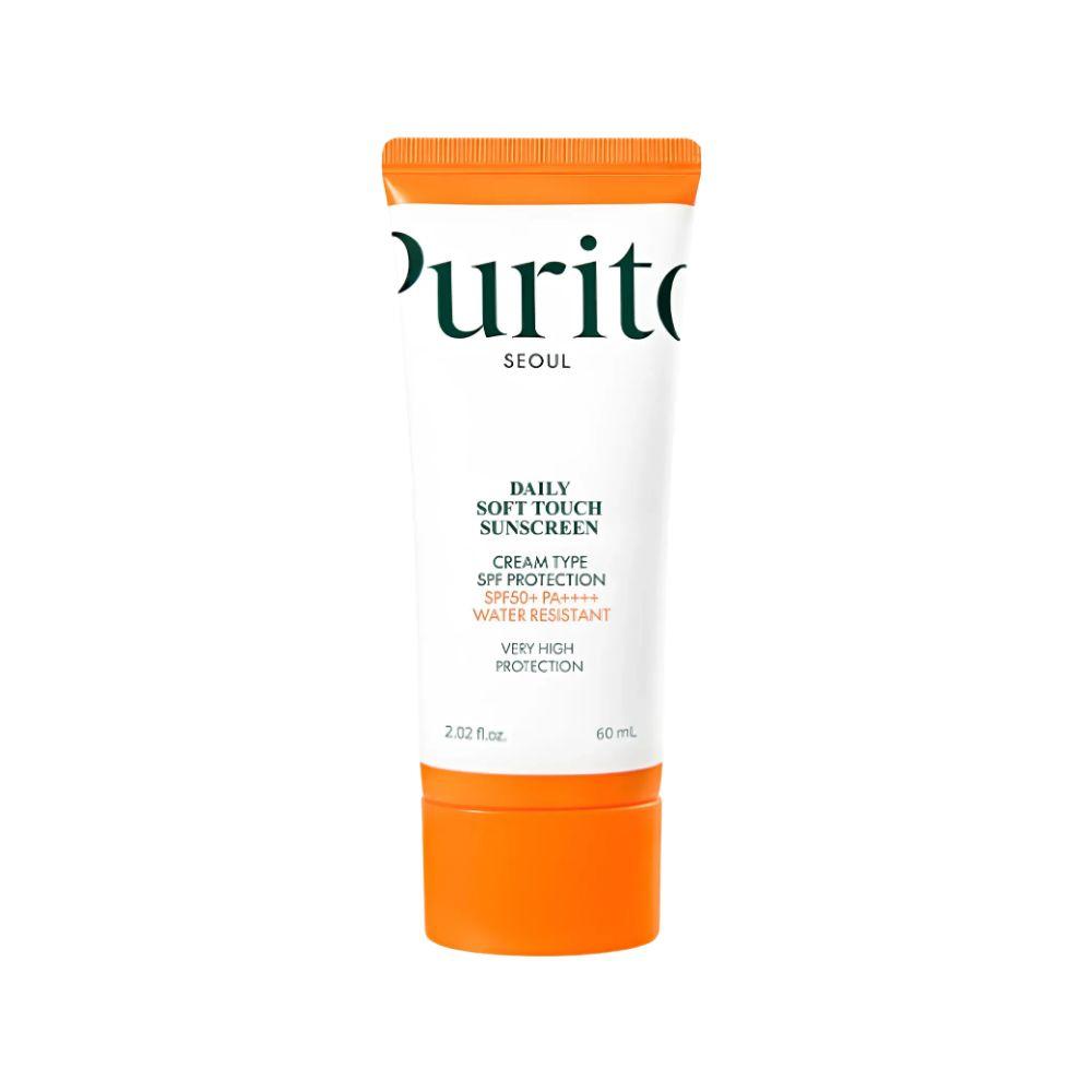 PURITO SEOUL Daily Soft Touch Sunscreen SPF50+ PA++++ 60ml Vegan & Ceramide Care