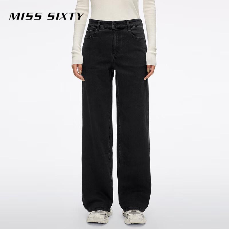

MISS SIXTY Women s Retro Washed Pear-Shape Slim Straight Jeans 26