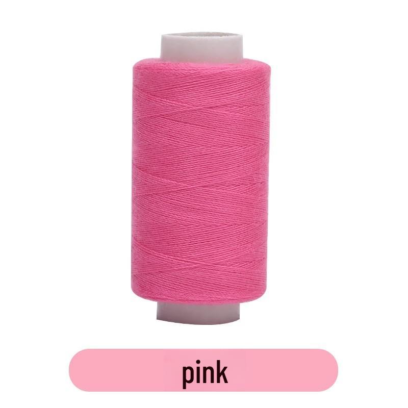Beige, Black, Red, White Strong Handmade Sewing Thread for Machine and Hand Sewing - 402 Pagoda Line Small Roll