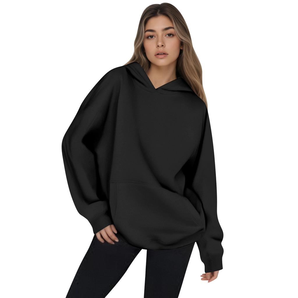 Women's Fashion Women's Lightweight Long Sleeve Pullover With Pockets Hoodie