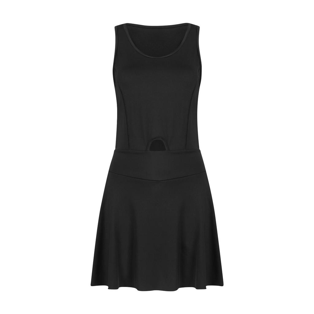 Womens Solid Color Sports Rompers Built In Shorts Casual Jumpsuit Workout Athletic Romper Sleeveless Vacation Outfit
