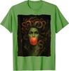 Medusa Kaugummi Feministin Griechische Mythologie Halloween T-Shirt Mythisches Monster Schlangenhaar Gorgone Lustig Fantasy Ästhetik Kleidung