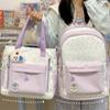 Schoolbag high value ins versatile large capacity backpack, campus high school junior high school student schoolbag girls small fresh backpack