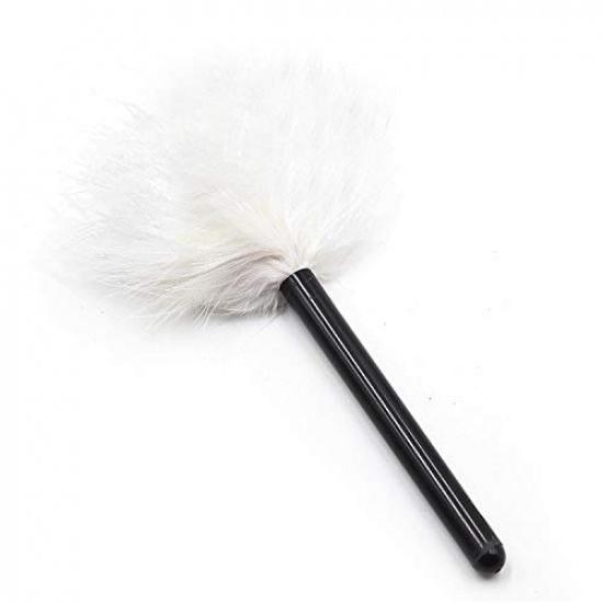 Easy Makeup Powder Puff -Soft Fluffy Turkey Villus, Craft, Natural Powder-Throwing Beauty Tool (Pink) белый