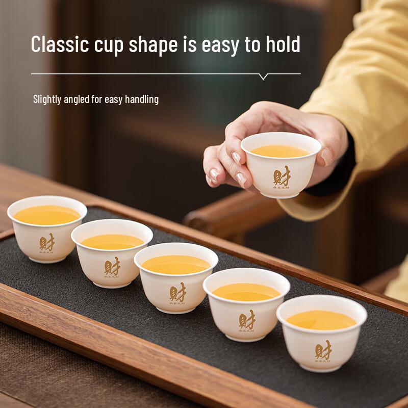 OIMG Disposable Corn Starch Tea Cups