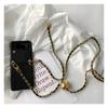 Crossbody Lanyard Halskette Verstellbare Lederkette Schwarz Hülle für Samsung Galaxy Z Flip 3 5g Z Flip3 4 Zflip3 Zflip4 Cover