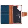 MERCURY GOOSPERY For iPhone 16 Case Canvas Texture Leather Wallet Phone Cover