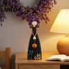 Halloween Gift for Friends Witch Table Decoration, Cute Wooden Centerpiece, Farmhouse Autumn Decorations Ornament with Broomstick Pumpkin Ghost