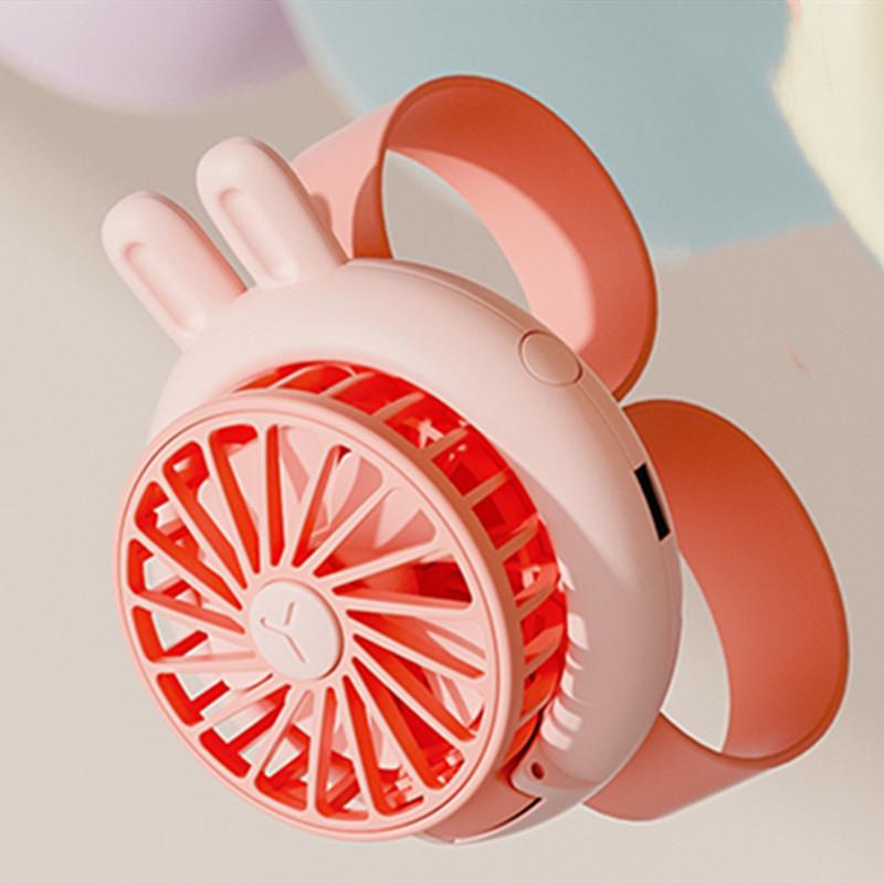 June 1st Children's Day Slap Bracelet Fan: Cute, Portable, Rechargeable, Student Wristband Mini Fan