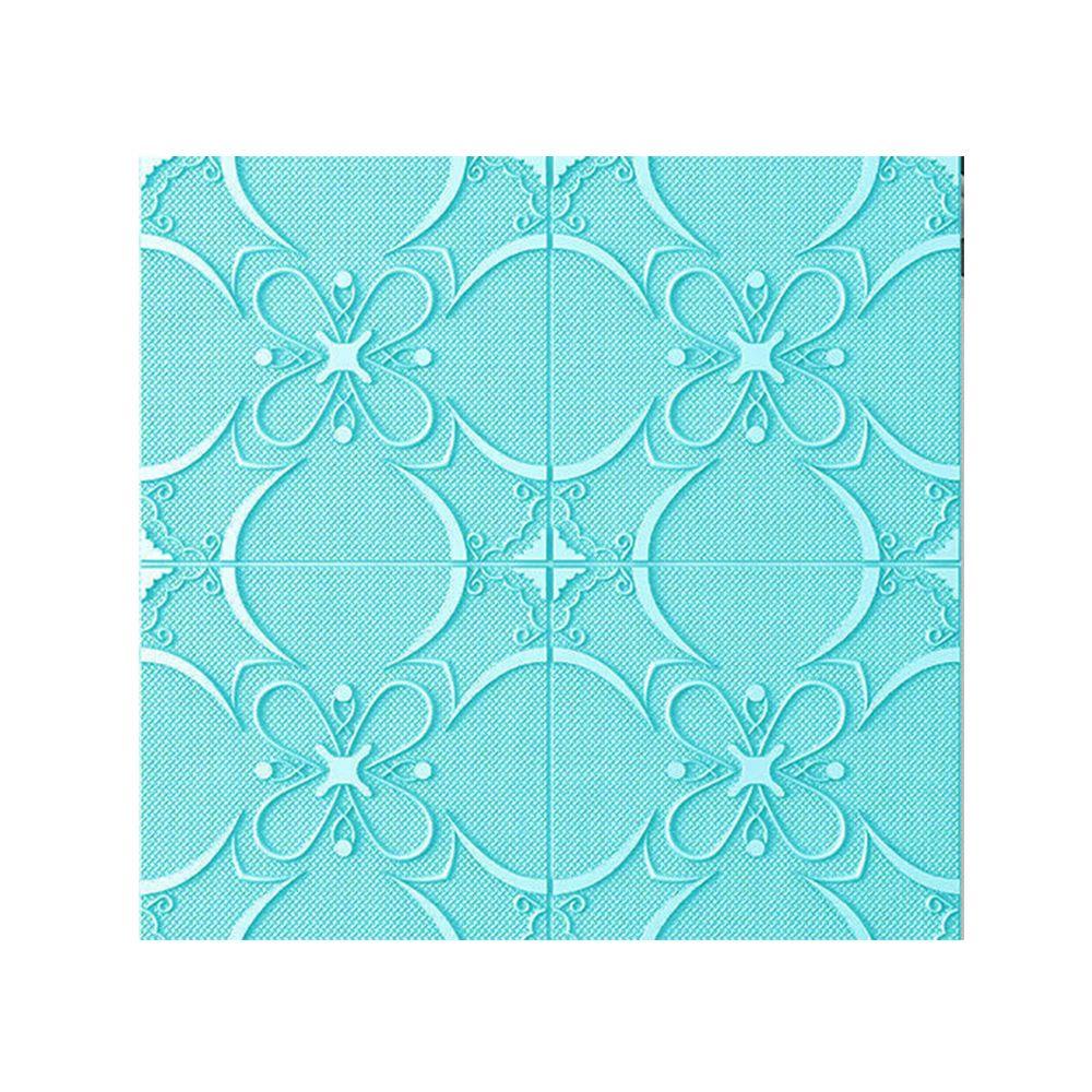 70x70cm Self-Adhesive Wallpaper 3D Brick Stickers DIY Waterproof Foam Wallpaper Kitchen Roof Ceiling Background Wall Decals