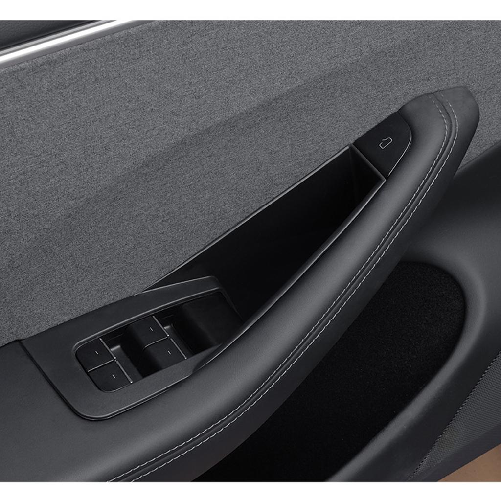 ABS Door Handle Storage Tray Phone Holder 4Pcs For 3 2024 2025 And Y Juniper 2025 Car Accessories