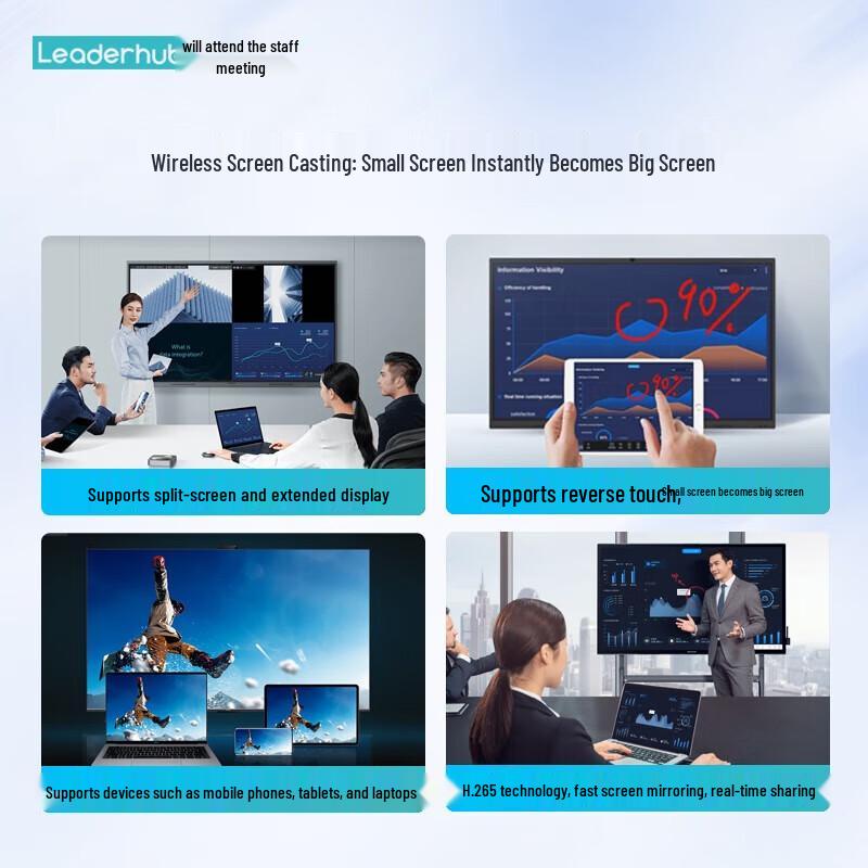 Leaderhub 65-inch Interactive Conference Display (CN version)