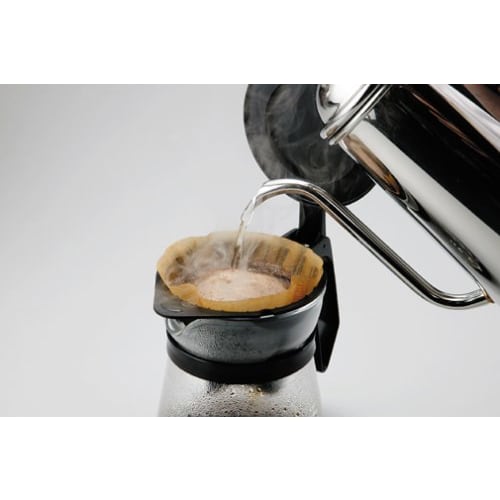 Iwaki Heat-Resistant Glass Coffee Server & Dripper Pot, Coffee House, 600ml, KT8685-BK, Clear