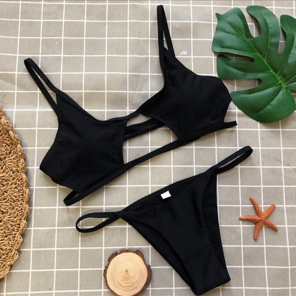 Popular Multicolor Solid Women's Swimsuit - In Stock & Hot-Selling