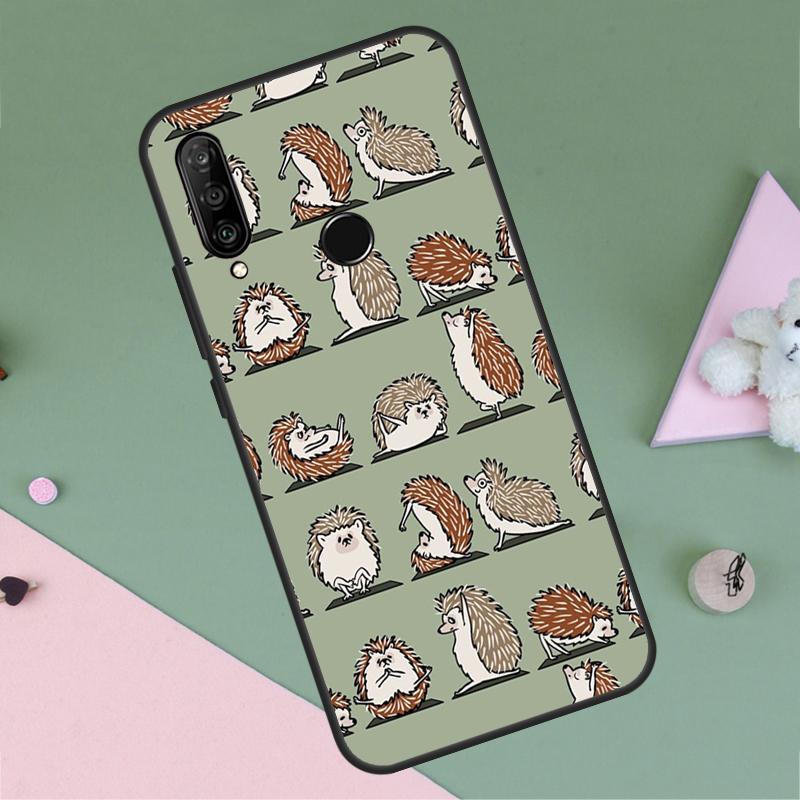 Animal Hedgehog For Huawei P40 P20 P30 Lite P60 Pro Nova 10 9 SE 5T 12i 12s 11i Y91 Y90 Y60 Y70 Y72 Y61 Case